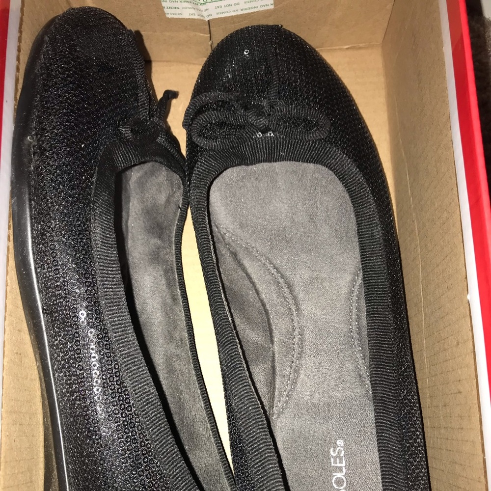 Black flats